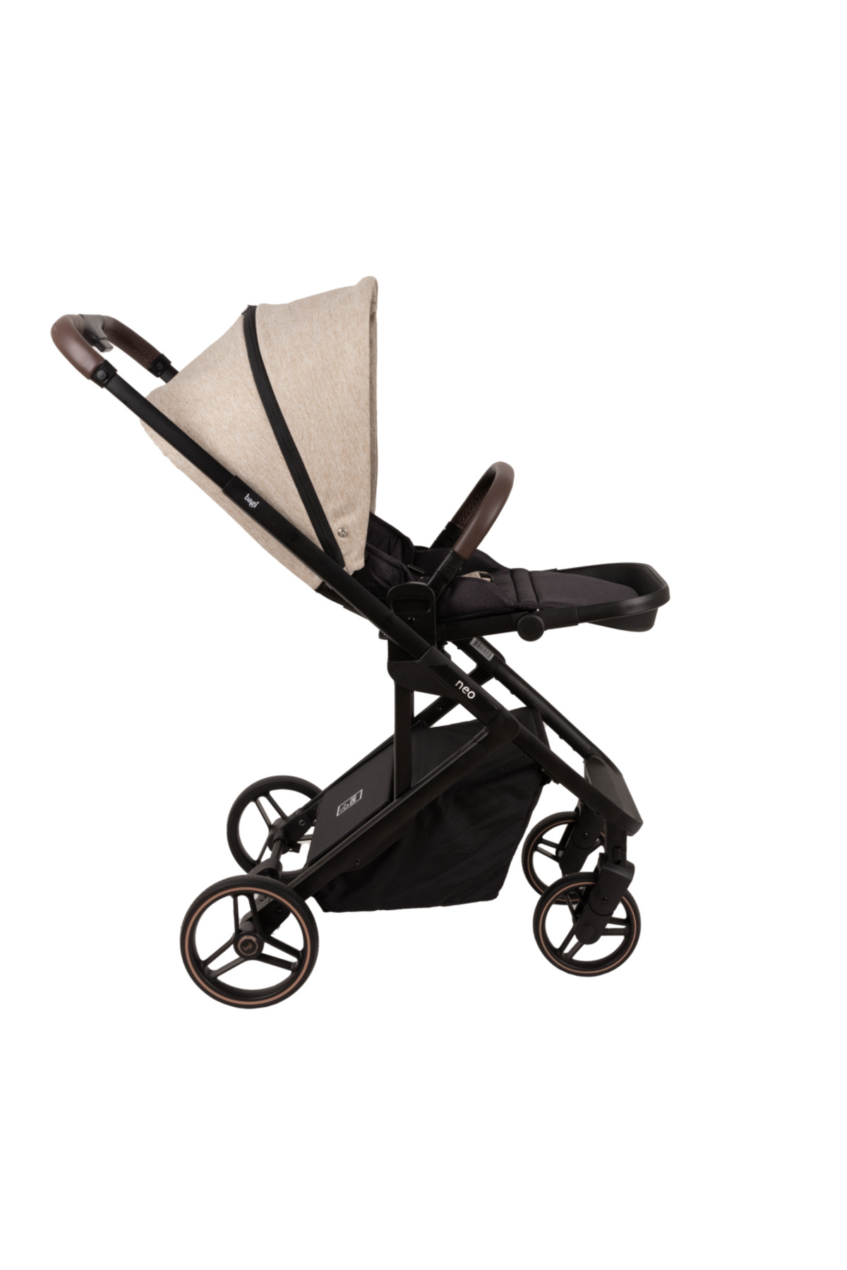 Bagi Neo Grey Travel Sistem Bebek Arabası Beige fotoğrafı 4 (önizleme)