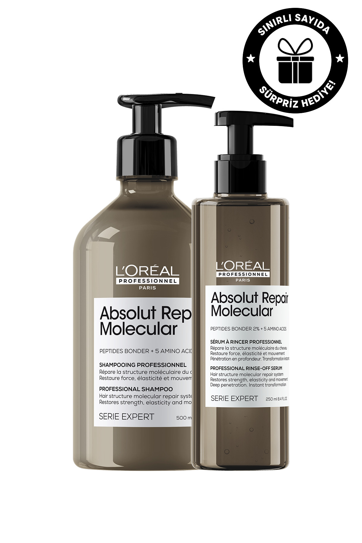 L'oreal Professionnel Serie Expert Absolut Repair İçten Dışa Güçlendirici Molecular Bakım Seti — 3474637153564S2