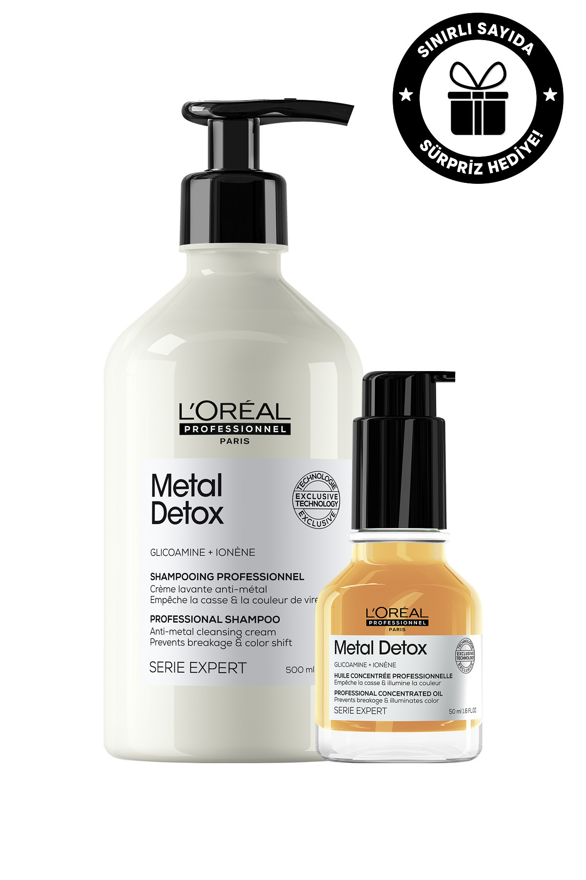 L'oreal Professionnel Serie Expert İşlem Görmüş Saçlar İçin Güçlü Arındırcı Ve Koruyucu Set - Şampuan-Serum-Maske — 30163720S1