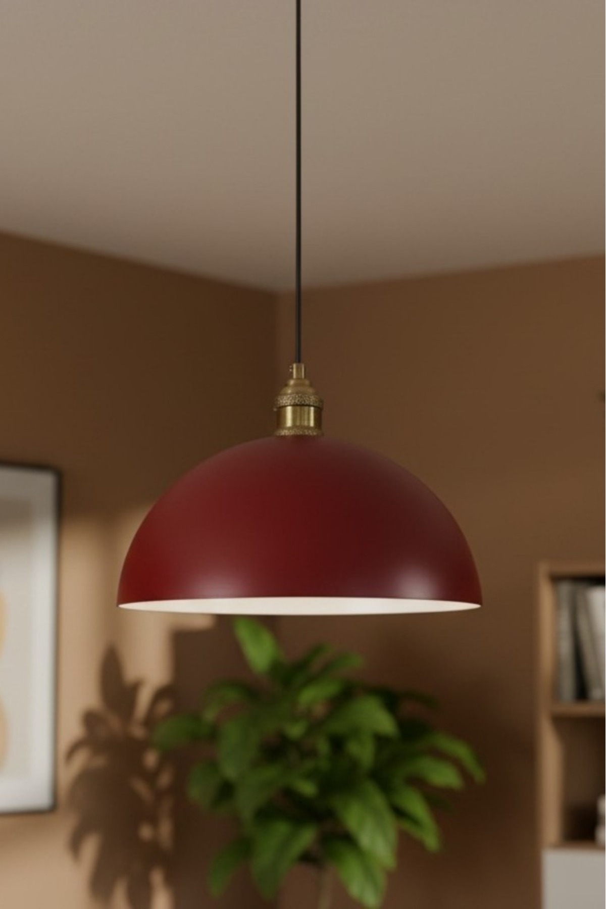 Yimpi Cherry Rotten Chandelier Single Pendant Tulip Headboard Living Room Kitchen Hairdresser Lamp Decorative Lighting