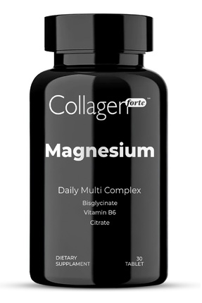 Collagen Forte Platinum Magnezyum Complex Bisiglinat, Sitrat, Vitamin B6, C V...