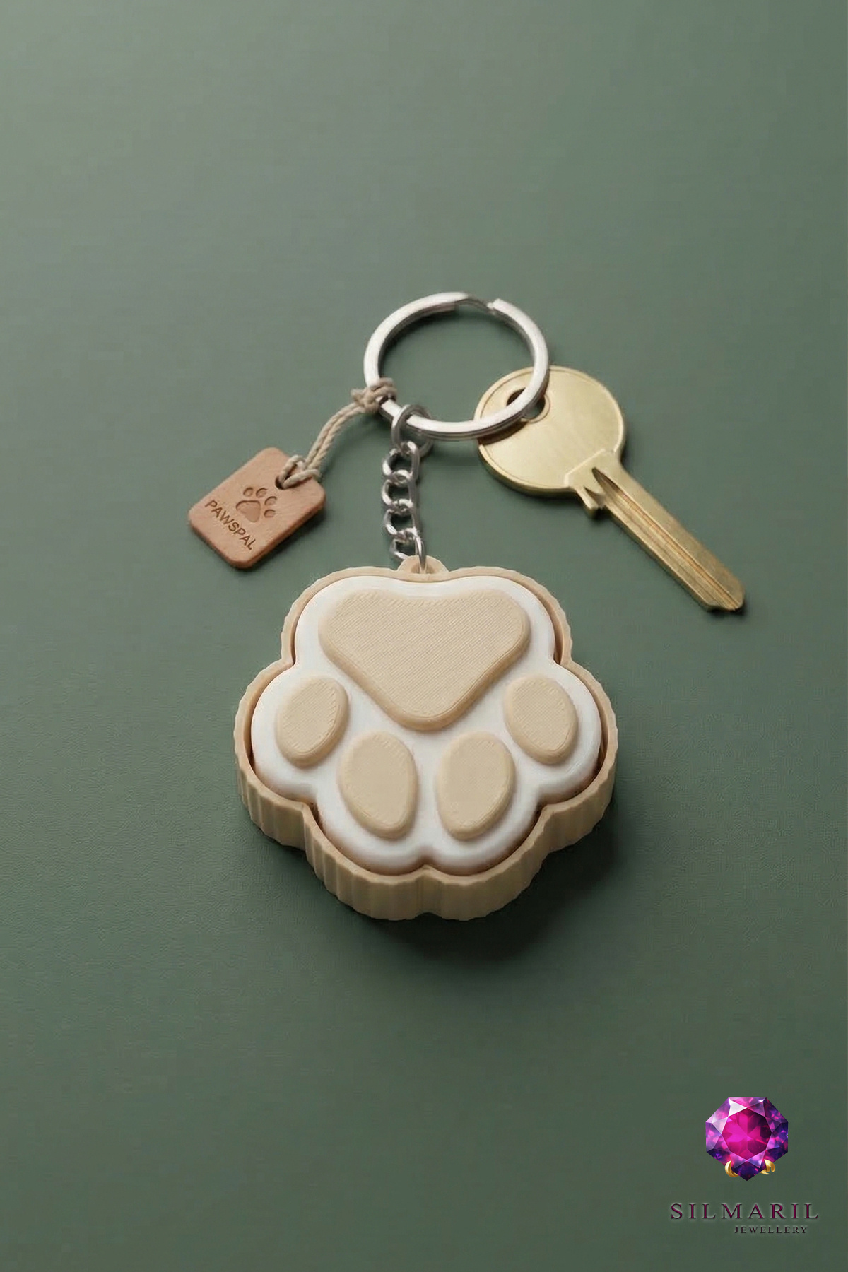 Kedi Patisi Click Anahtarlık – Blue Switch Fidget Stres Anahtarlık | Sevimli Hediyelik & Çanta Süsü — Silmaril Store — Anahtarlık (7)