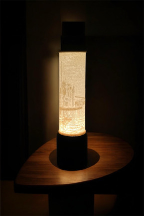 Belupa Ortaköy Camii ve Boğaz Temalı Dekoratif Gece Lambası Ortam Işığı