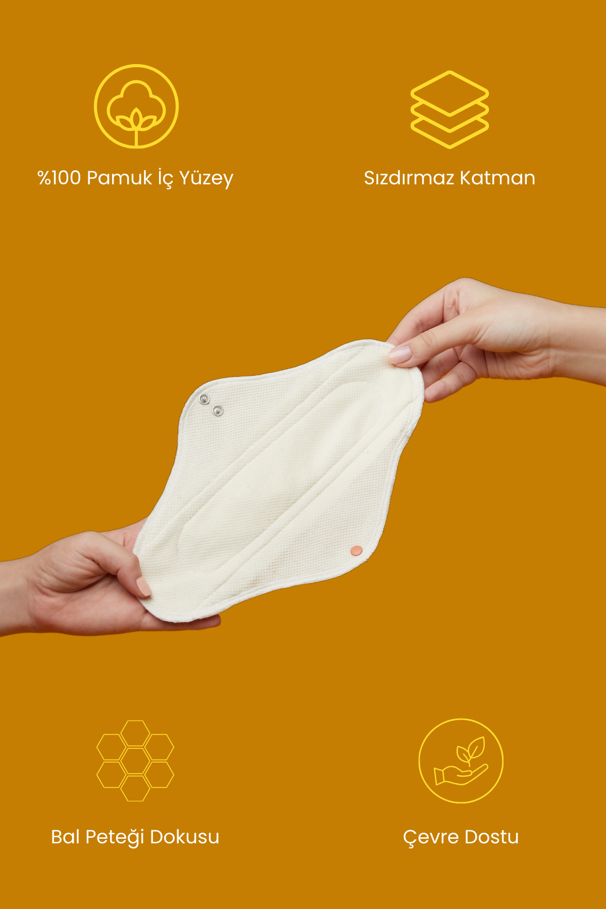 JeniPad W.Beside Pamuk Yıkanabilir Sızdırmaz Kadın Pedi Gece 3 Adet - Fiyatı, Yorumları