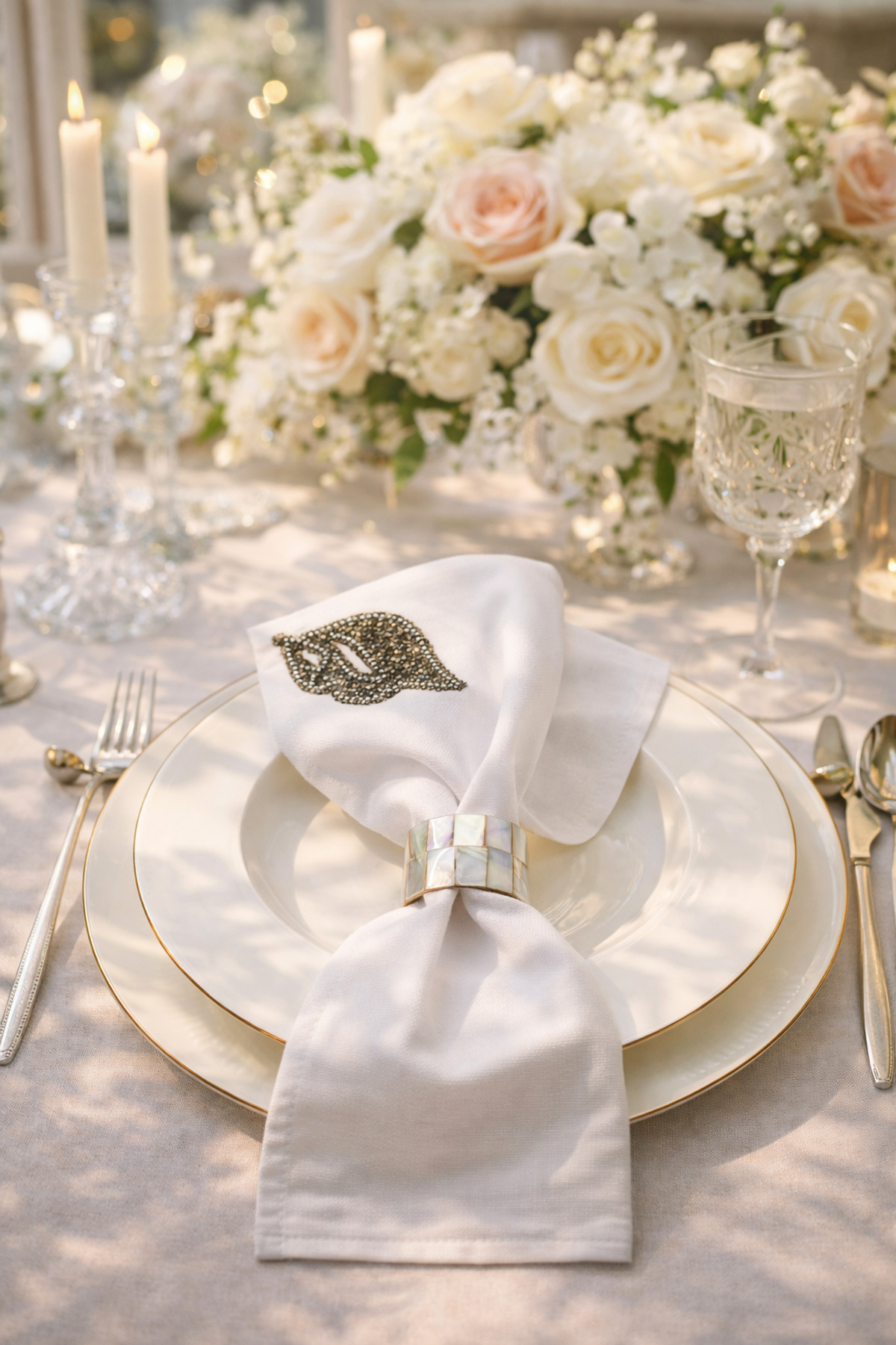 6-pack black diamond Leaf Patterned Napkin – 34x34 cm Invitation Table Table Napkin dowry gift