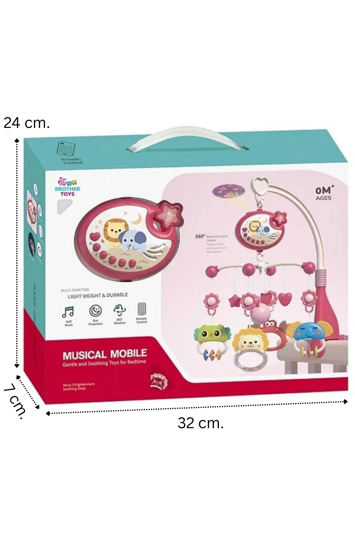 KentOyuncaK Bebek Dönencesi - Müzikli ve Işıklı Çıngıraklı Projektör fotoğrafı 4 (önizleme)