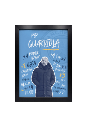 KAYNOCK Pep Guardiola, Manchester City, Futbol Poster Tablo Dijital Tasarım T...