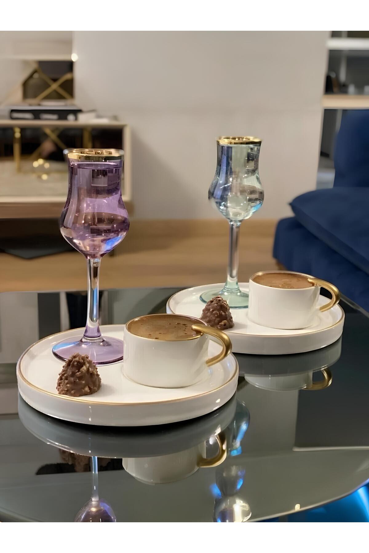 Respiro Special Series 6-Piece Coffee Set with Serving Plate