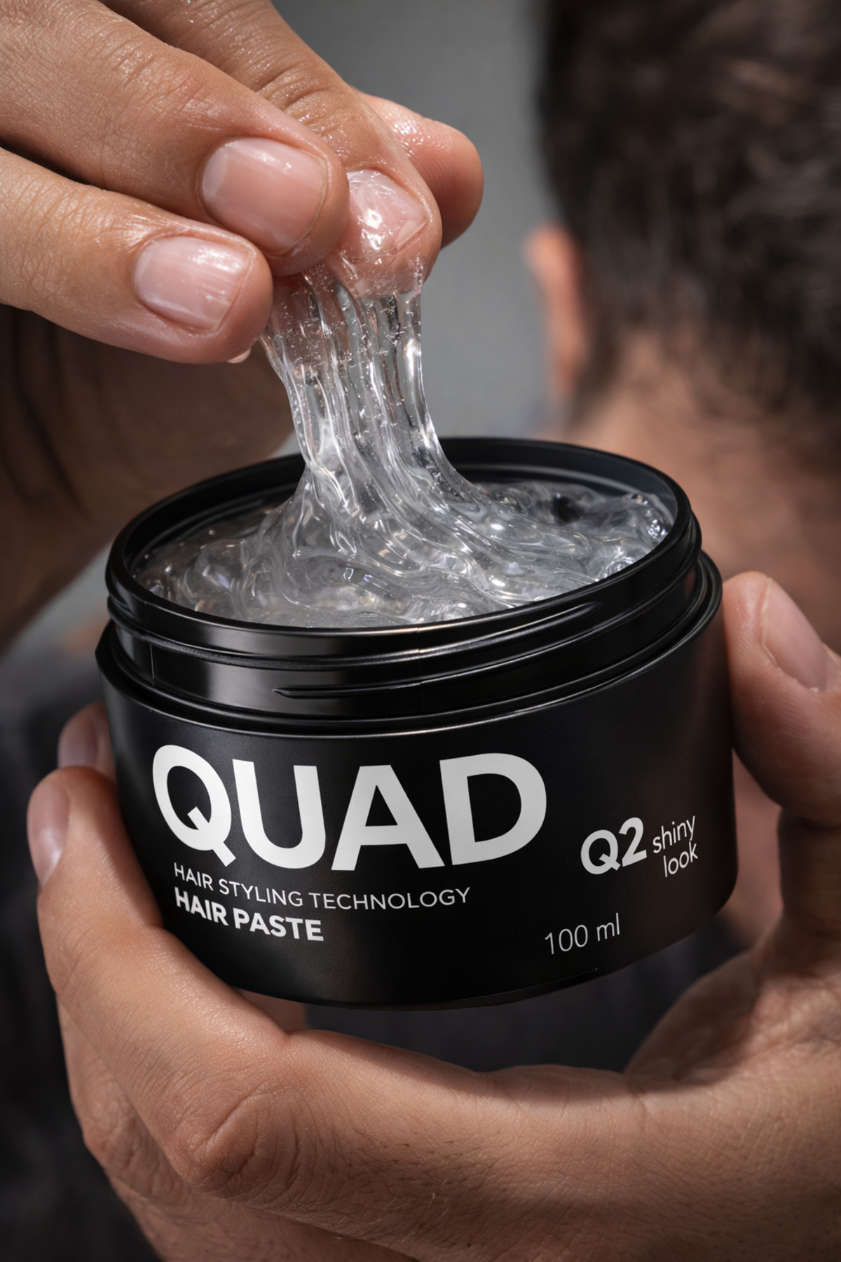 Q2S Beyaz Kırıcı Etkili Parlak Wax Seti 100 ml + Mucizevi Tarak – Güçlü Tutuş, Doğal Hacim — Q2S8883 — تصویر 5 از 5