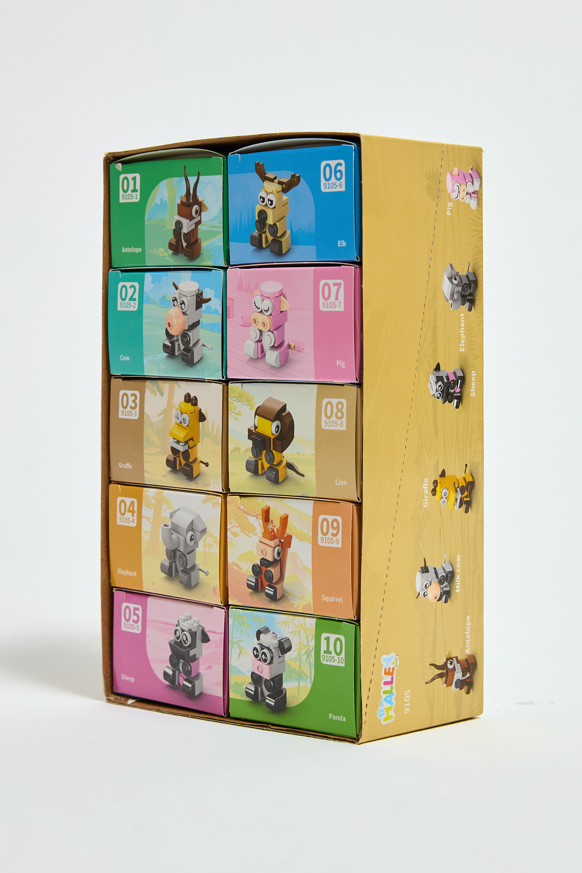 KentOyuncaK Hayvanlar Dünyası 10in1 Yapı Oyuncakları Seti 357 Parça (Birleştirilip Koala Yaratılabilir) fotoğrafı 4 (önizleme)