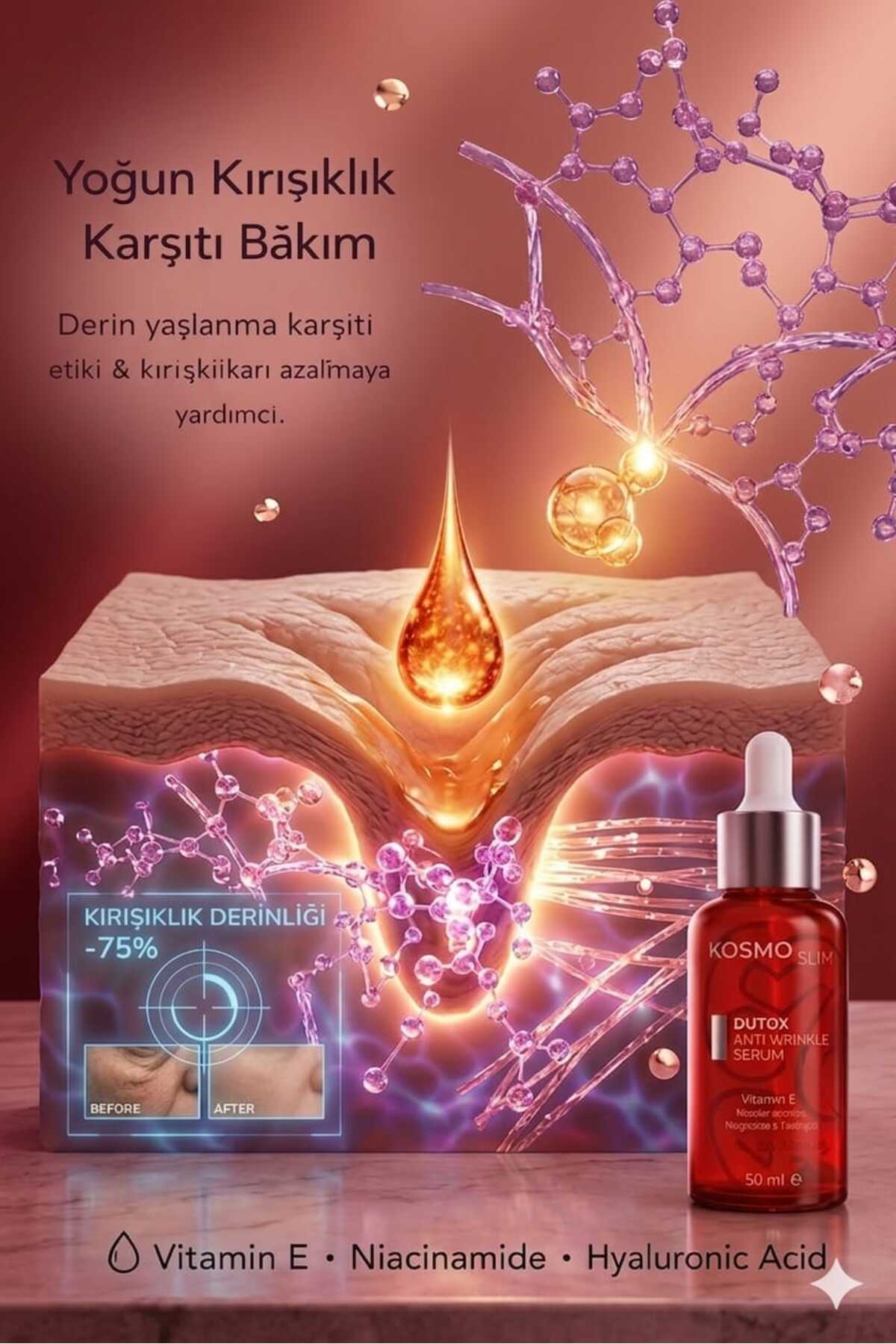 Dutox Kırışıklık Karşıtı Cilt Serumu | Collagen Ve Hyaluronic Acid - 50 ml — 09 — تصویر 6 از 7