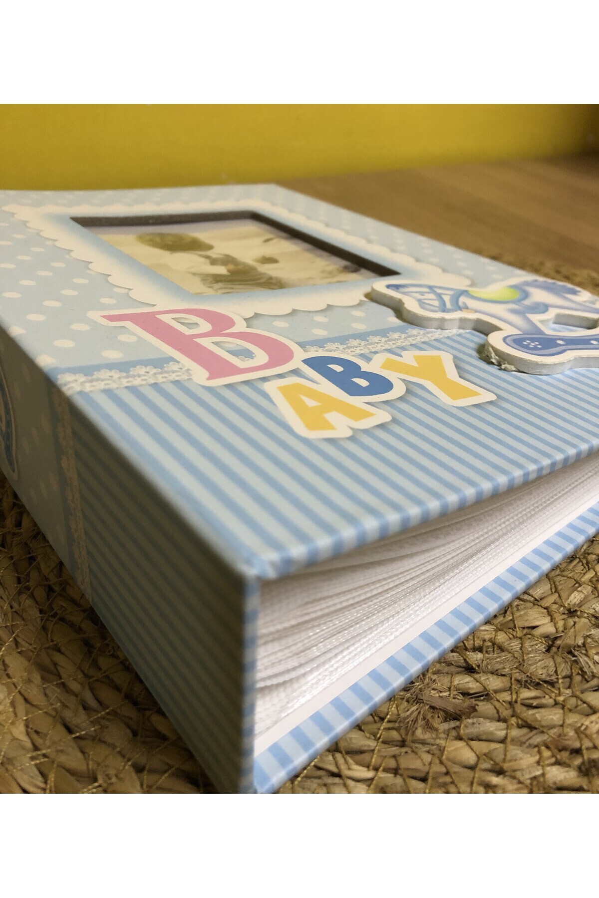 Aledo 10x15cm 200'lük Erkek Bebek Desenli Fotoğraf Albümü ALD-PP46200-2mavi fotoğrafı 4 (önizleme)