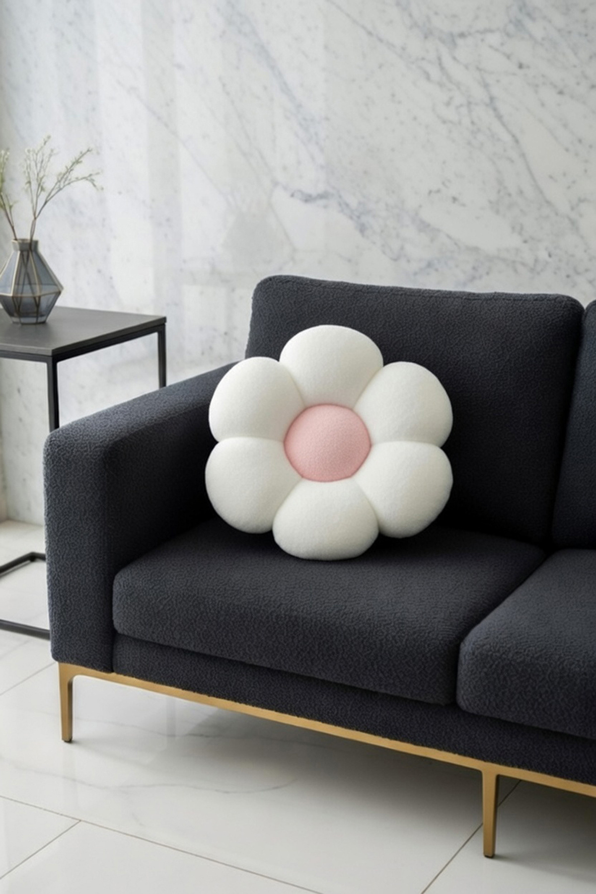 1st Grade 1st Grade Soft Plush Daisy Pillow, Daisy Shaped Pillow, Decorative Flower Pillow Cushion