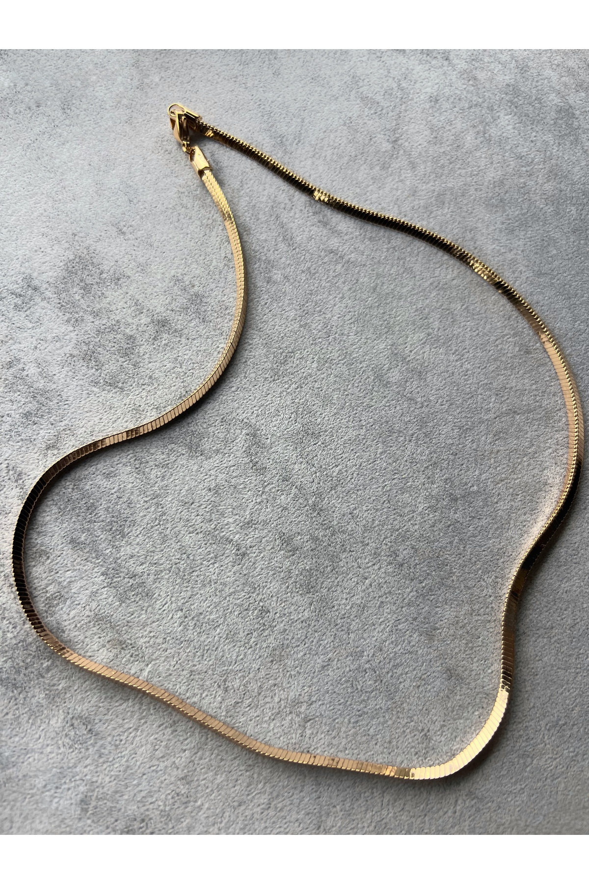 Herringbone Chain -Rose Gold- Necklace