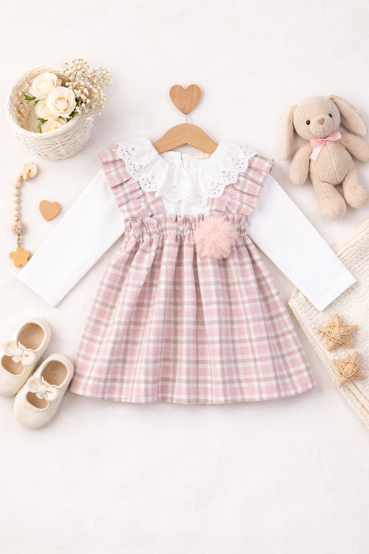 Baby Rose Fırfır Yakalı Jile Takım fotoğrafı 4 (önizleme)