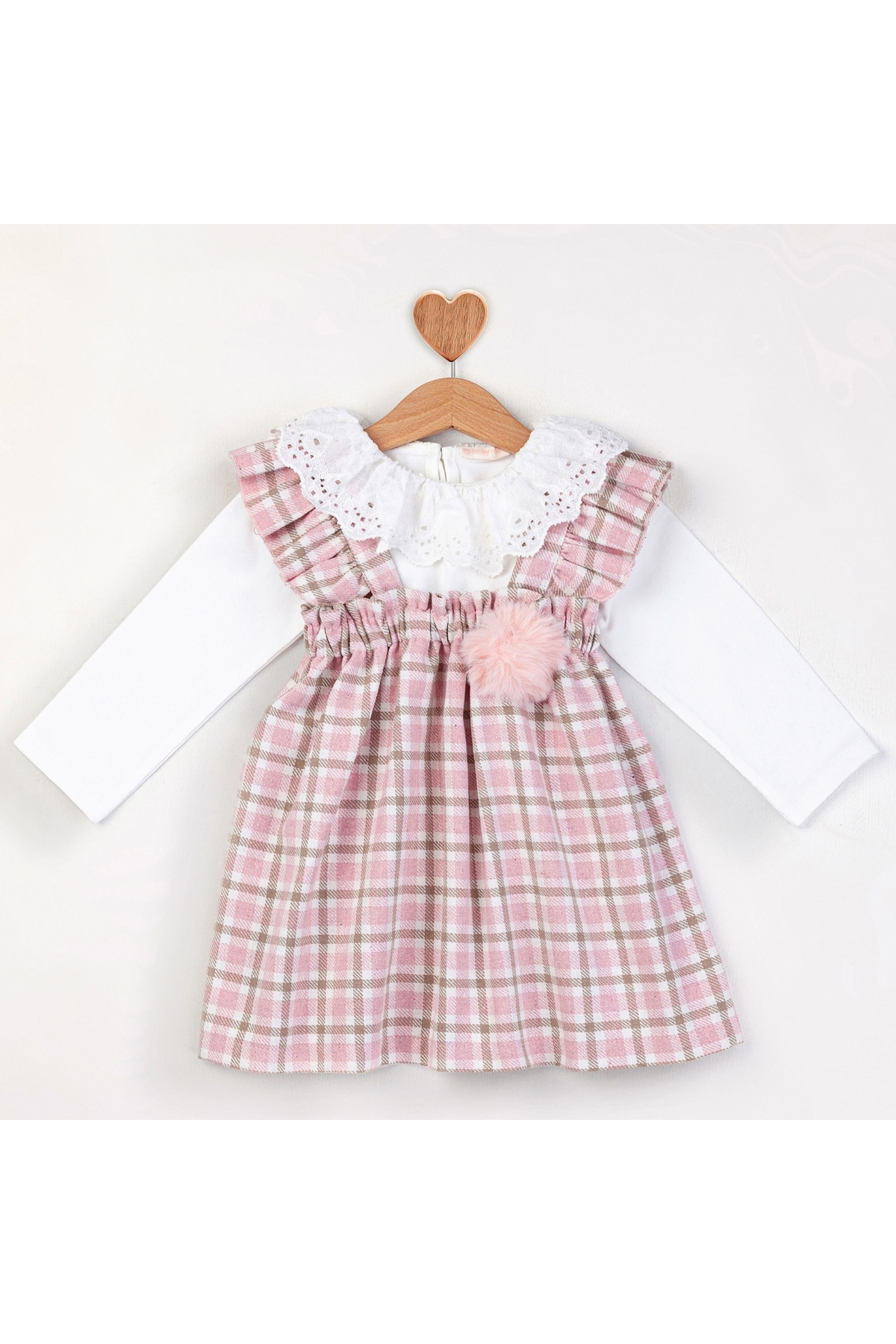 Baby Rose Fırfır Yakalı Jile Takım fotoğrafı 5 (önizleme)