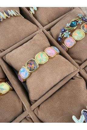 ZEYOLER FineJewelry Aurora Crystal Işıltılı Çelik Bileklik