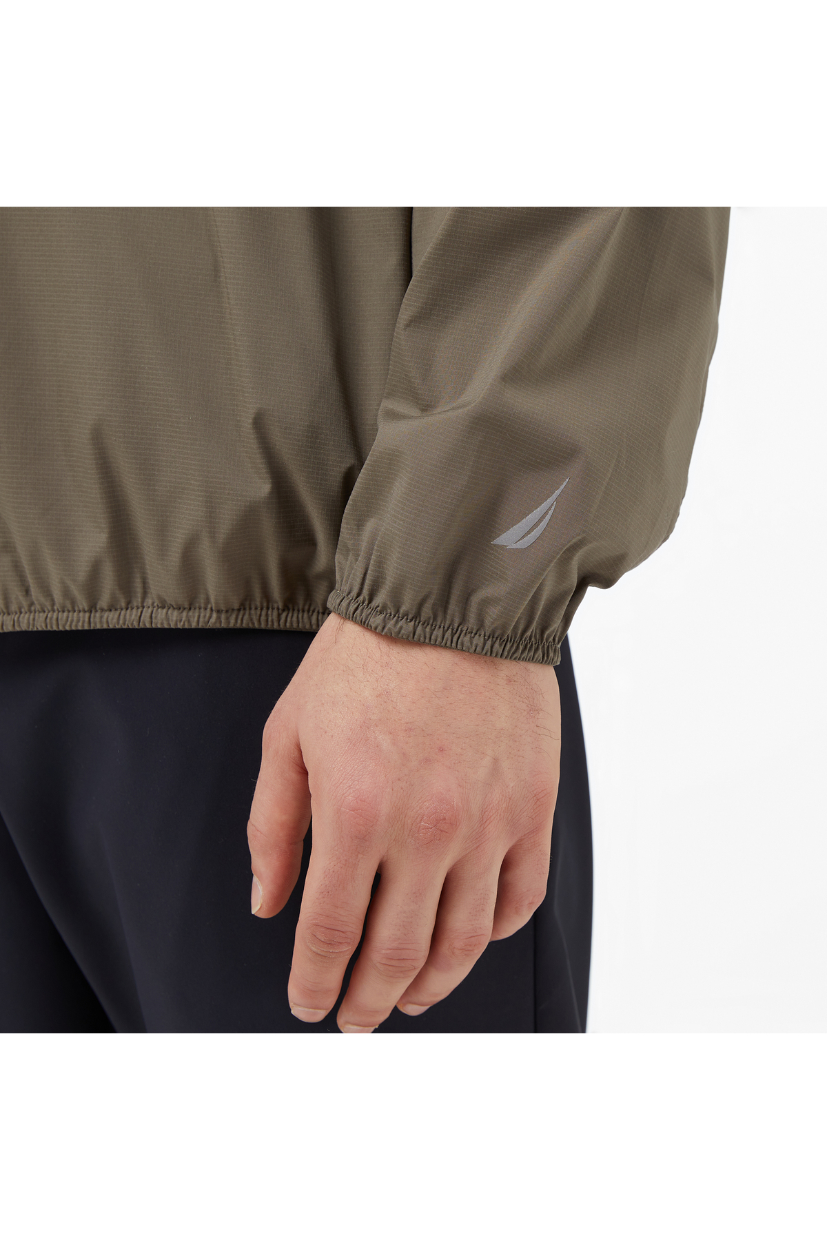 Nautica Erkek Kahverengi Regular Fit Kapüşonlu Su İtici Mont görsel 5
