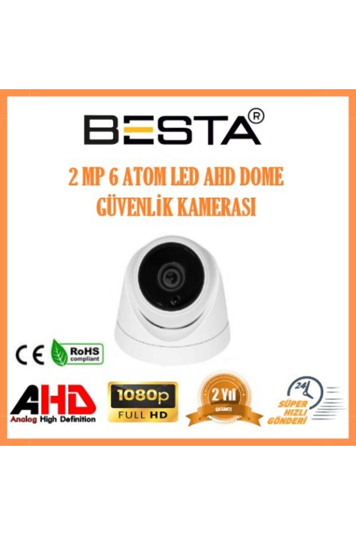 Pazarcan 2 1080P 2 İç Mekan 2 Dış Mekan 4 Kameralı Ahd Güvenlik Seti fotoğrafı 2 (önizleme)