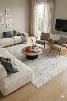 ÇERKEZ HALI Bern Collection %100 Bambu Kadife Yumuşak Yüzey Yıkanabilir Kolay...