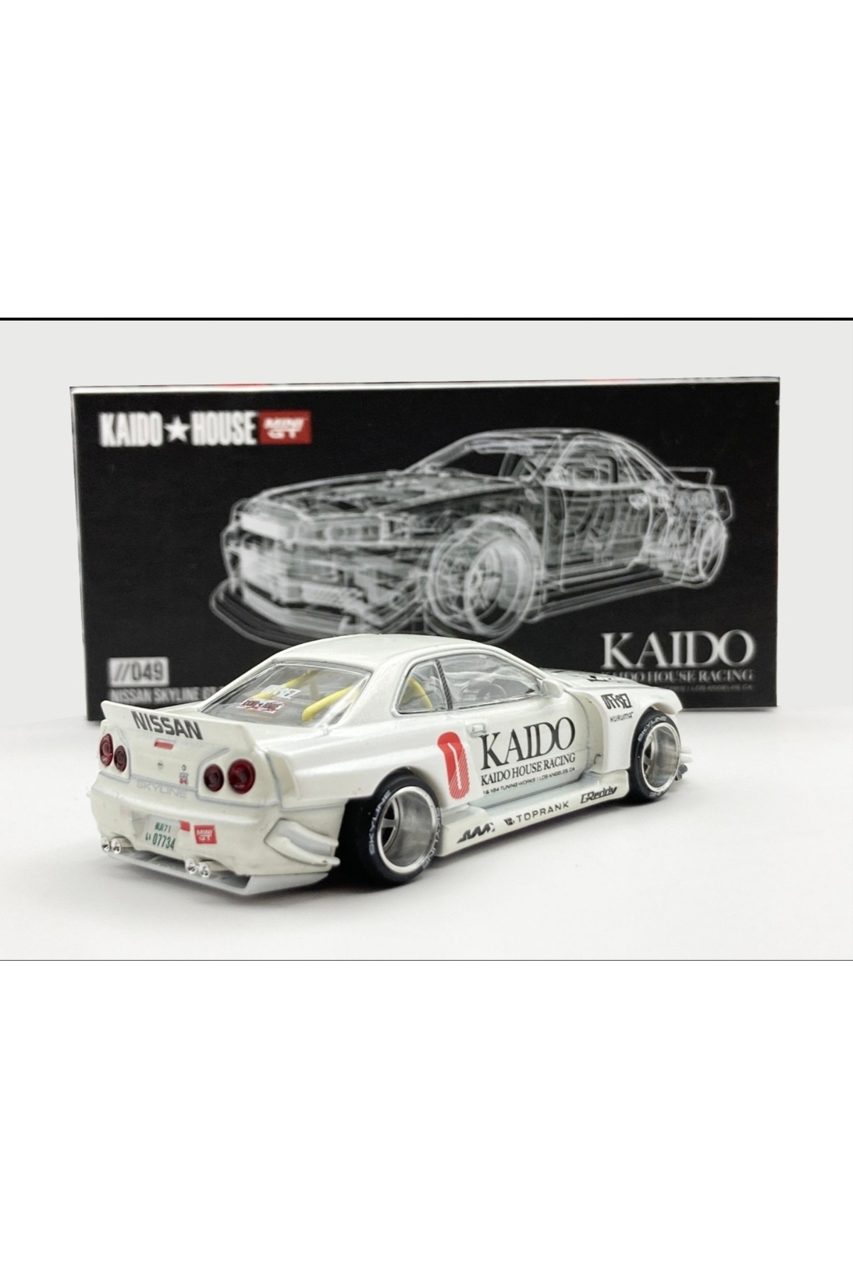 KAIDO★HOUSE R34 スカイライン HEC 限定 Kaido House Nissan Skyline GTR R34 Kaido Works V2 //049 (Açık