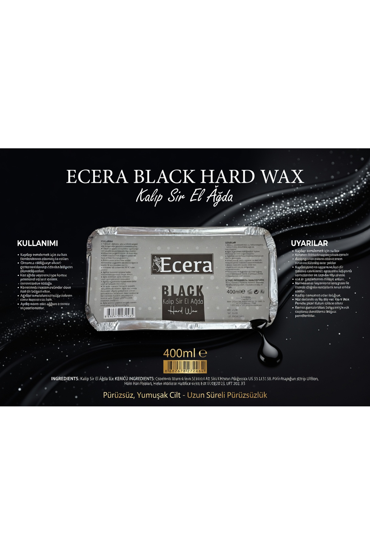 Ecera Kalıp Sir Ağda 400ML SİYAH — Ecera kalıp sir Siyah — تصویر 2 از 6