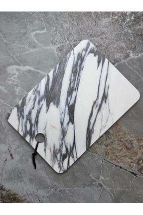 dudy design Porselen Viola Büyük Kesme Tahtası NSF Belgeli (25x35)