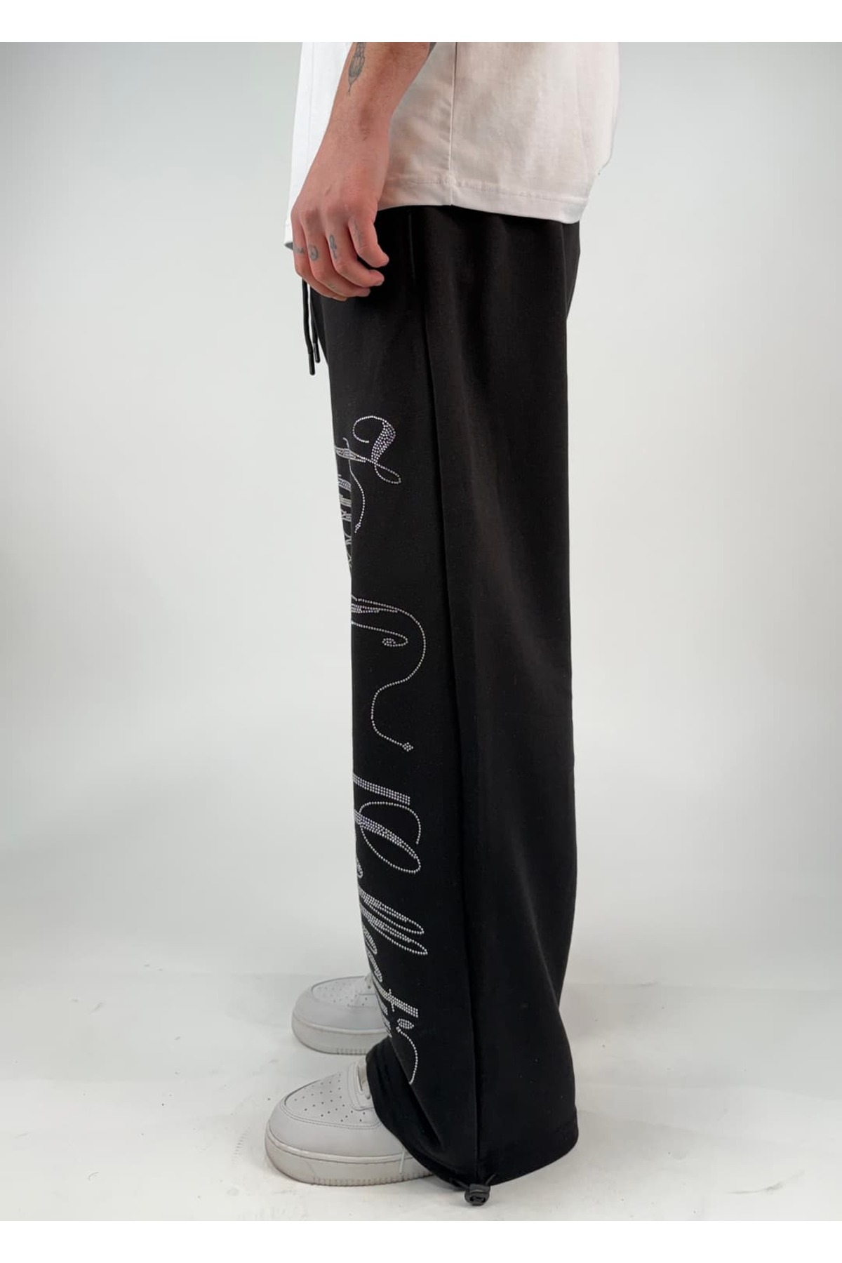 zaee NMT Taşlı Baggy Eşofman Altı görsel 6