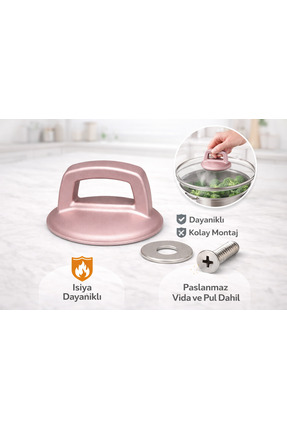 arcaK2 Tencere kapak için Rose Gold Model Kulp seti 1 Adet