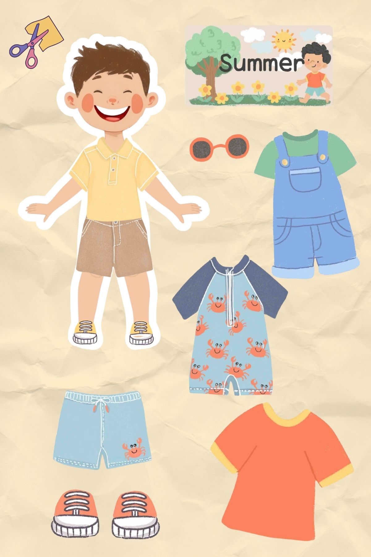 Anonim Yayıncılık İngilizce 4 Mevsim Bebek Giydirme Oyunu | Okul Öncesi İngilizce Eğitici Etkinlik fotoğrafı 2 (önizleme)