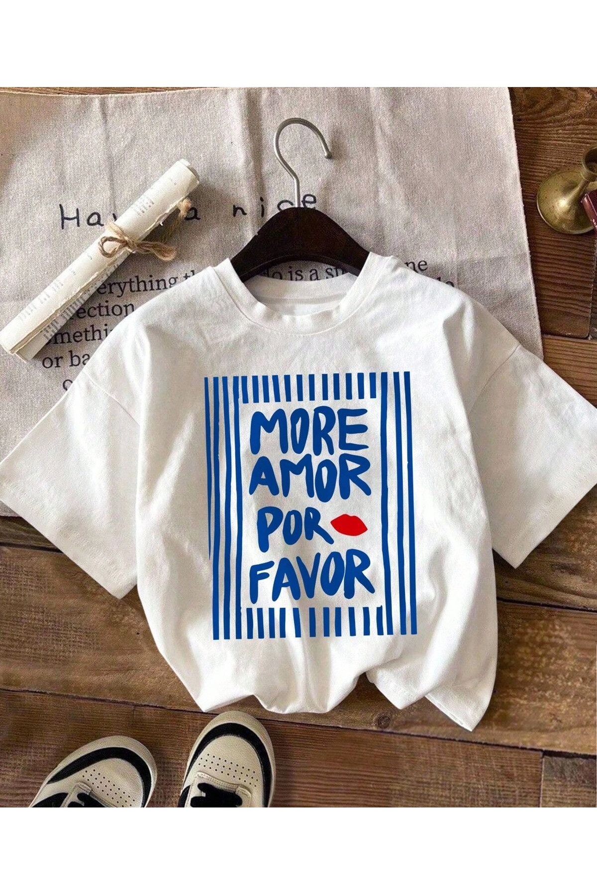 Marco Fresco TRICOU IMPRIMAT „MORE AMOR POR FAVOR”