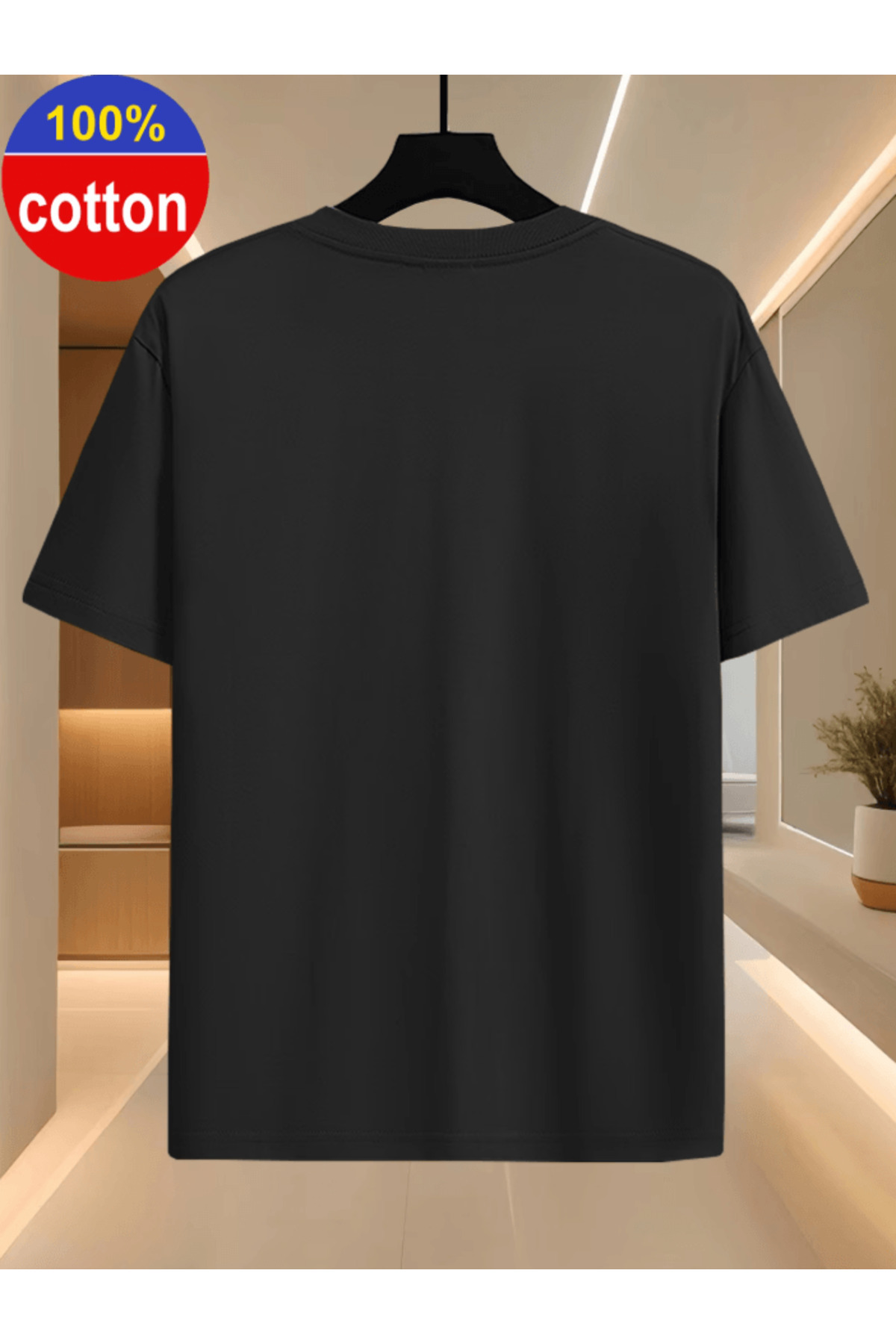 one button Aşk Kalp Baskılı Premium Oversize T-shirt görsel 2