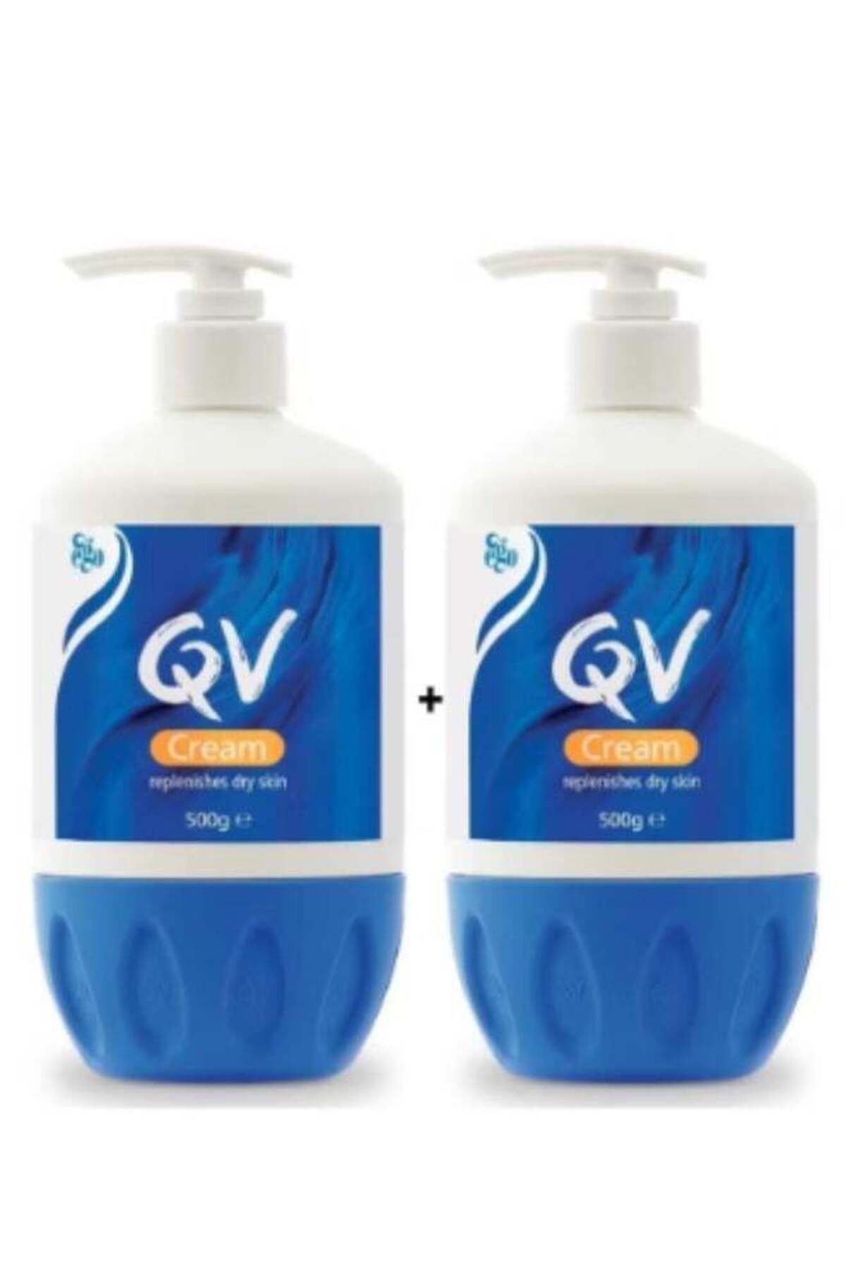 Qv كيوفي كريم٥٠٠ غرام، قطعتان