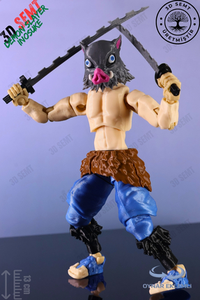 3DSEMT 3d Dummy Figür | Hareketli, Pozlanabilir Koleksiyon Modeli | Demon Sla...