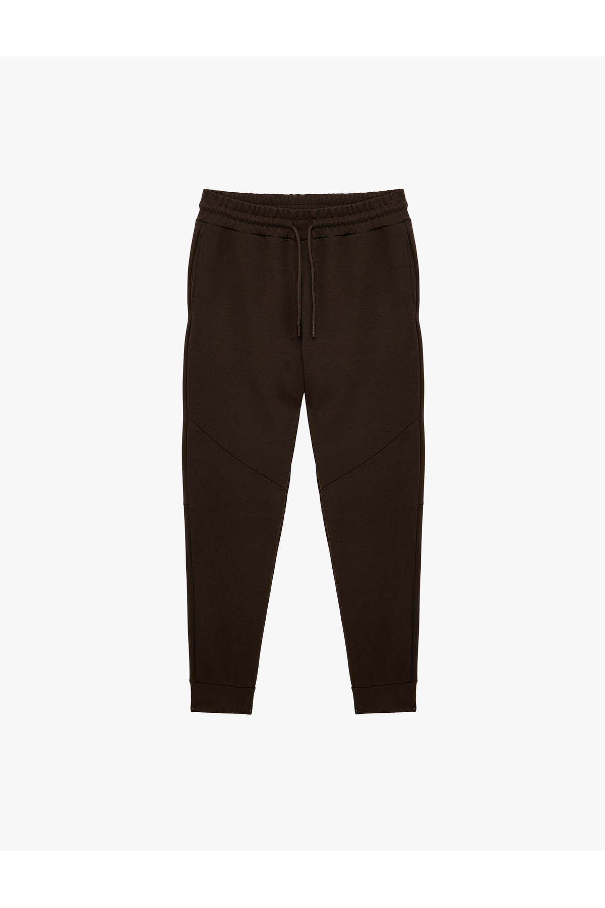 Koton Viskon Karışımlı Cepli Beli Bağcıklı Jogger Spor Eşofman Altı görsel 5