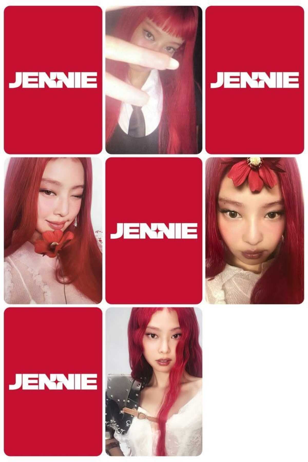 sevimliflower JENNİE BLACKPİNK 1 ADET FOTOKART PVC KAPLI 9*6 CM 7