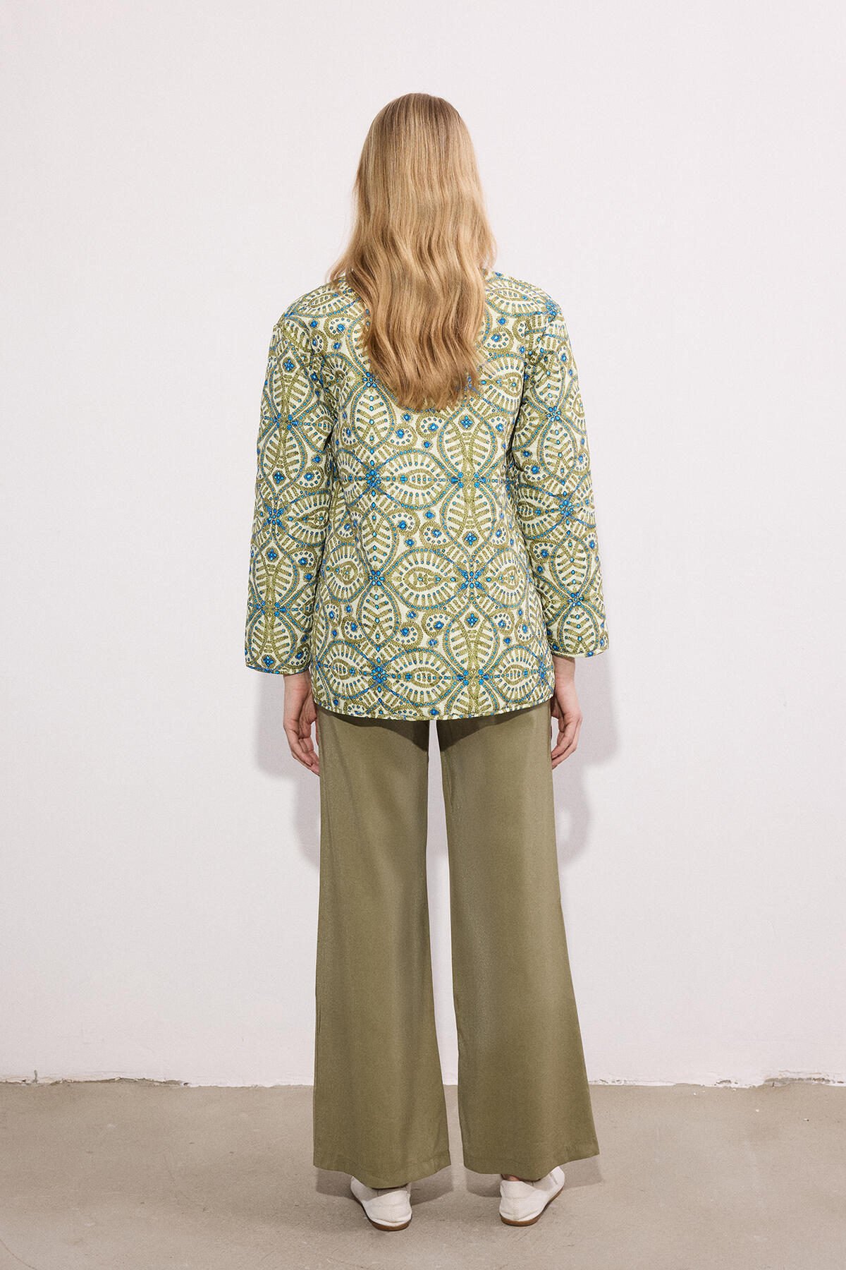 Touche Prive  DESENLİ KAPİTONE CEKET - Görsel 5