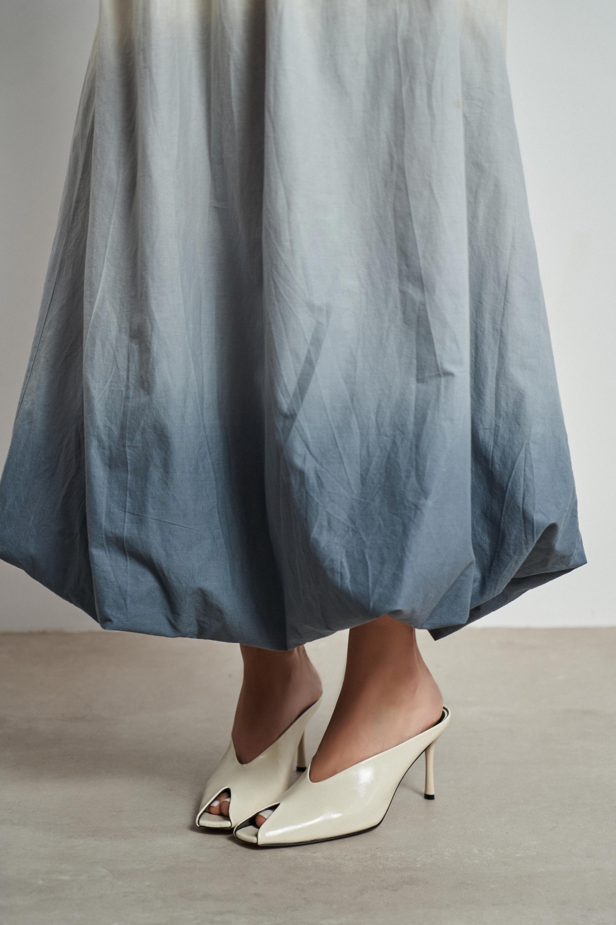 NİŞANTAŞI SHOES Жіночі асиметричні туфлі на високих підборах з відкритим носк...