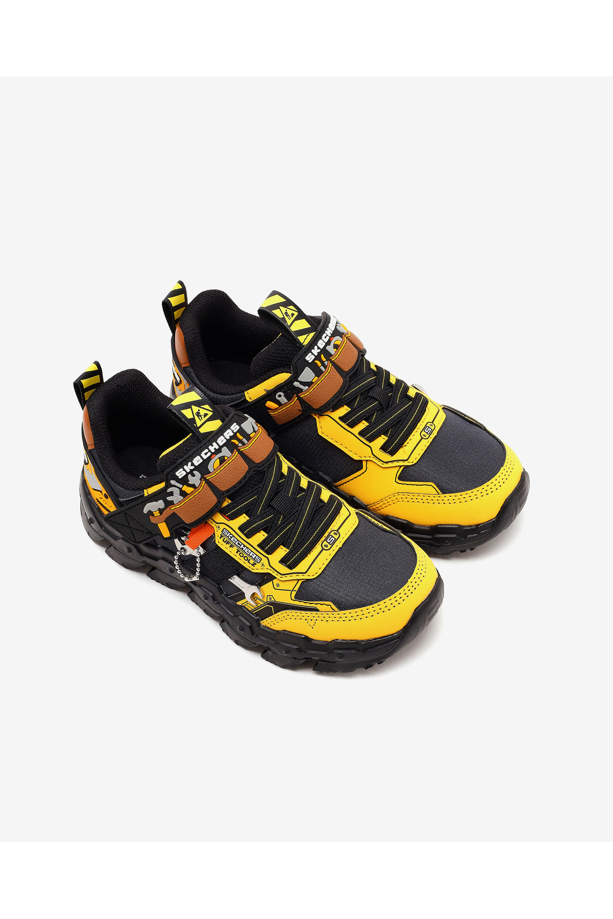 Skechers MEGA-FLEX LITE - TUFF TOOLZ Büyük Erkek Çocuk Sarı Spor