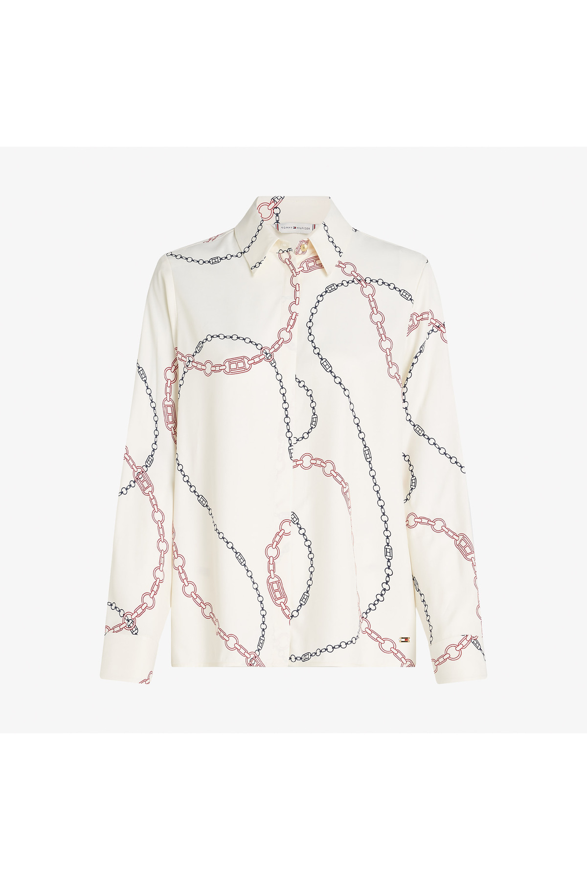 Tommy Hilfiger  Kadın Beyaz Gömlek - Görsel 4