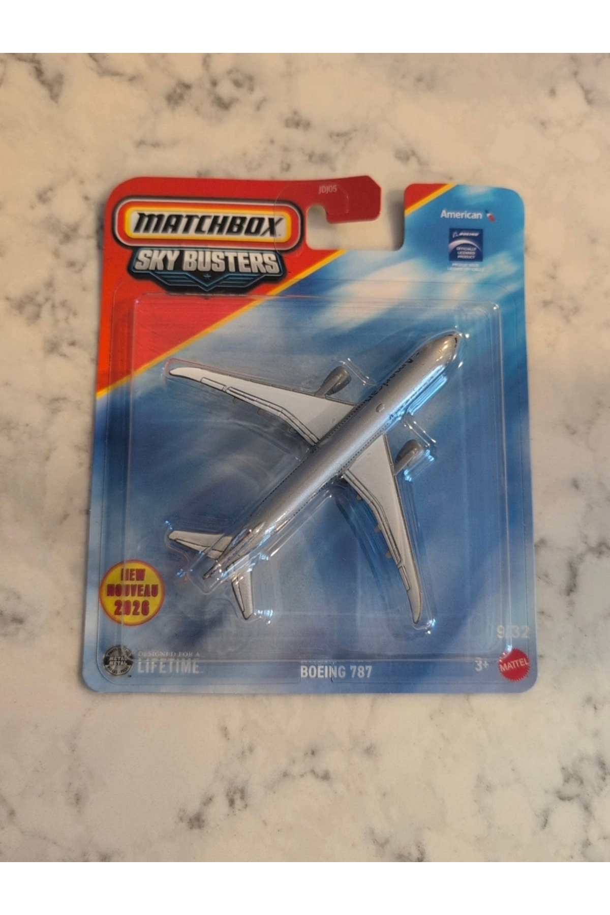 HOT WHEELS 2026 Matchbox Sky Busters Boeing 787 Metal Koleksiyonluk Uçak Modeli fotoğrafı 2 (önizleme)