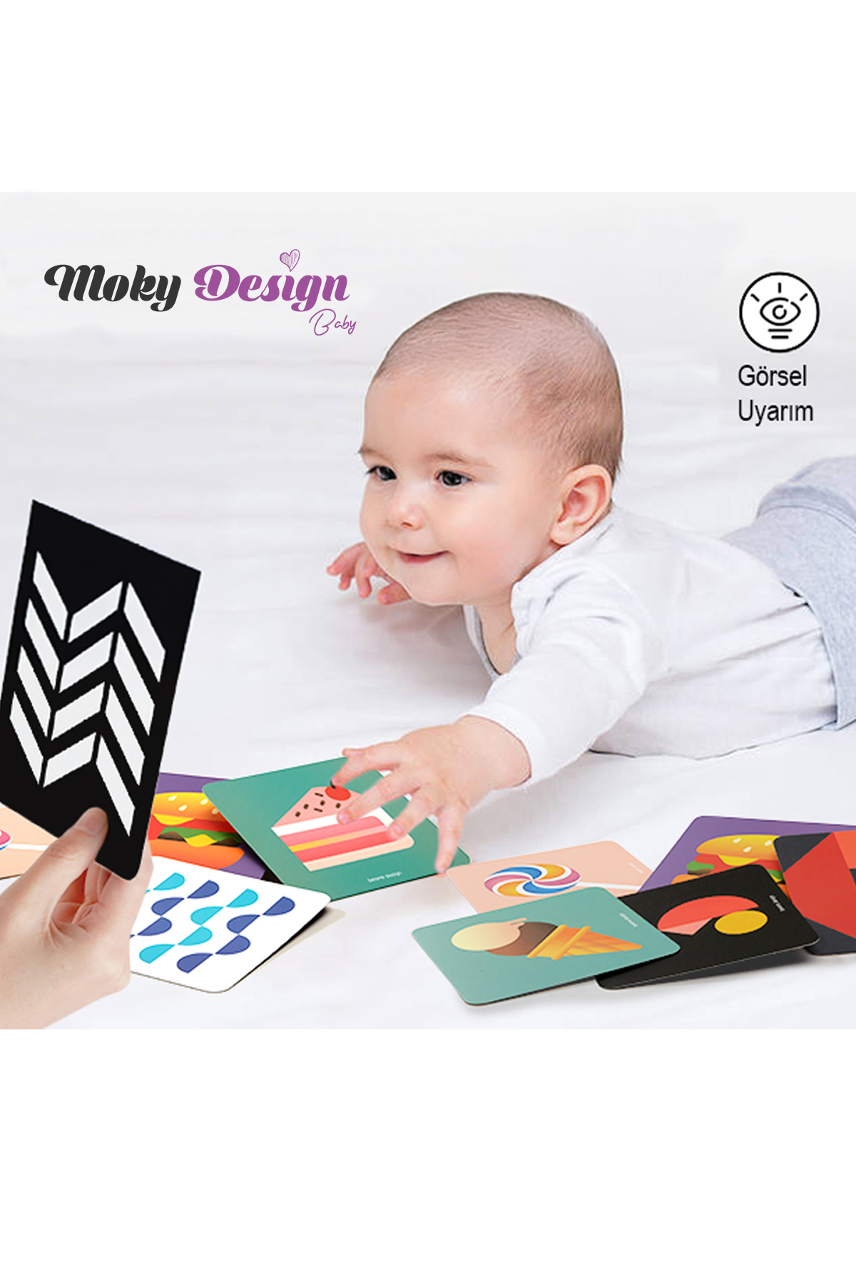 FeyzaDesign Bebek Zeka Kartları 36'lı Set - Görsel Renkli Eğitici Oyuncak fotoğrafı 2 (önizleme)