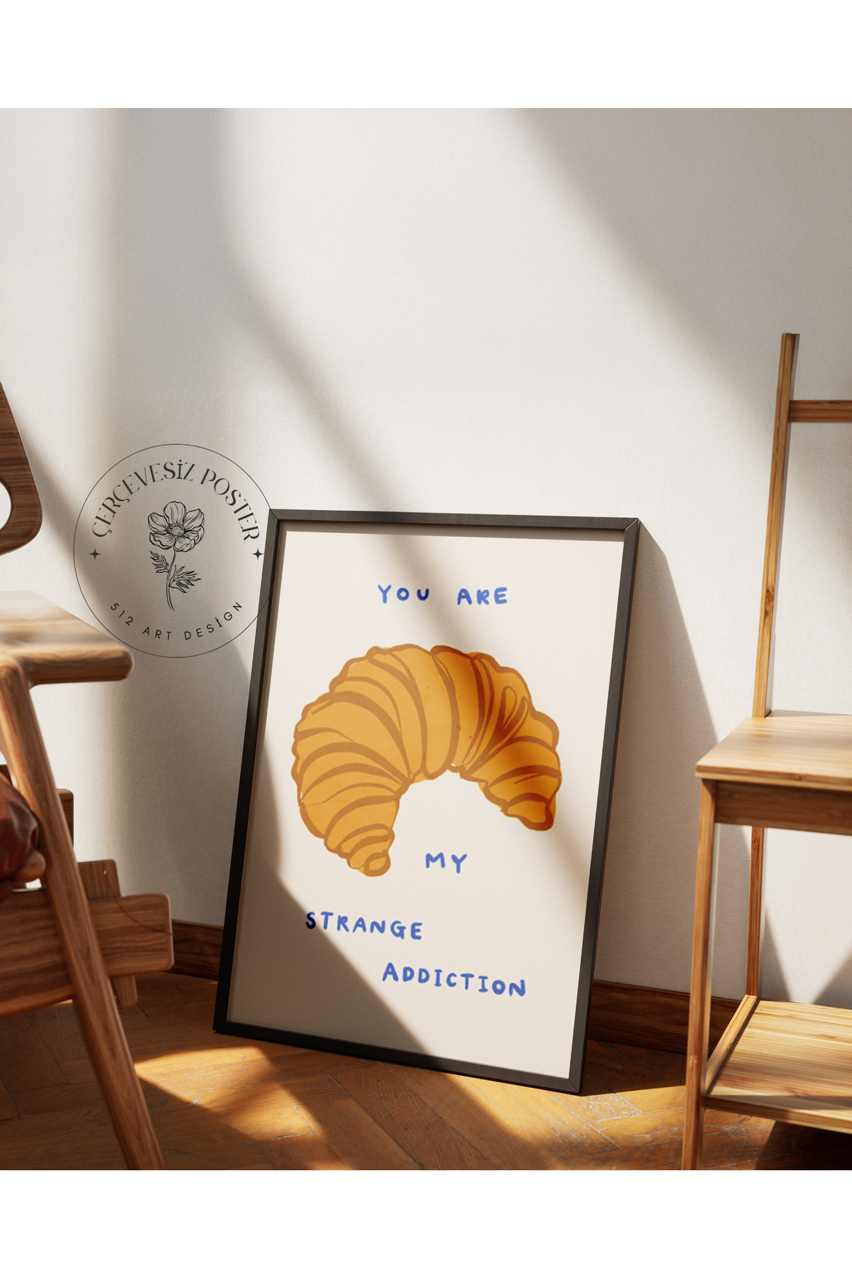 512 STORE Estetik Mutfak Dekor Foot 2 Çerçevesiz Kuşe Kağıt Poster Ev ...