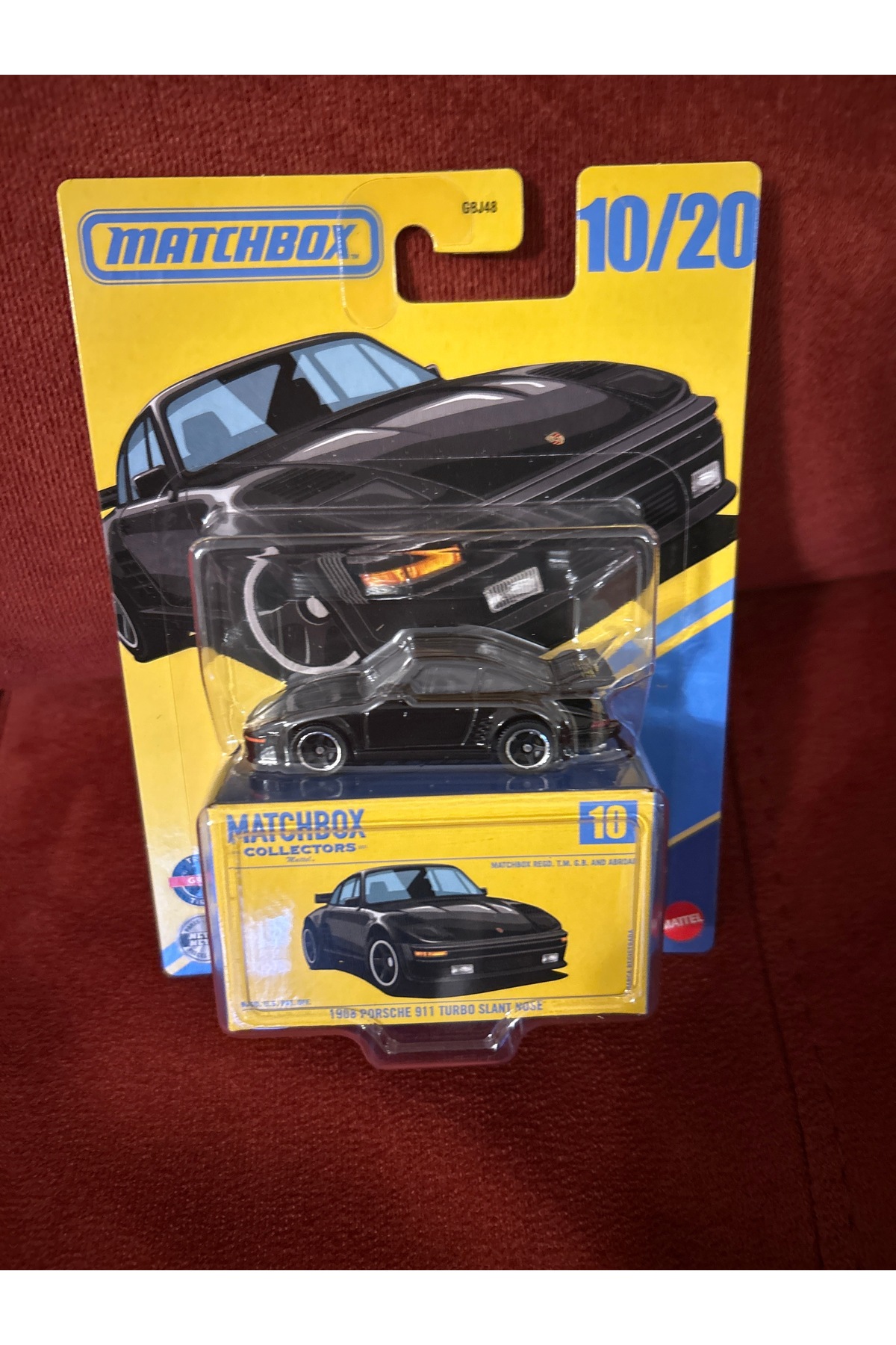 HOT WHEELS MATCHBOX COLLECTORS 1988 PORSCHE 911 TURBO SLANT NOSE