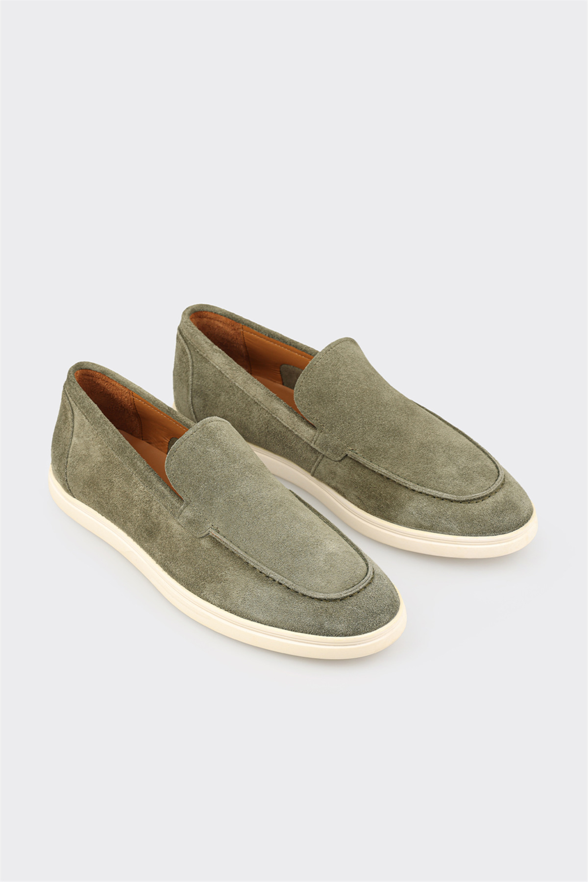 Elle Shoes Yeşil Deri Erkek Günlük Ayakkabı görsel 2