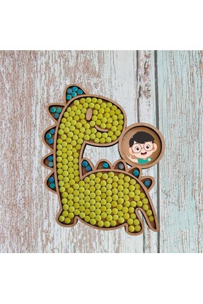 etkinlikkutusu Cam Mozaik Sanat Seti Kendin Yap DIY Mozaik Dinozor Tablo Çocu...