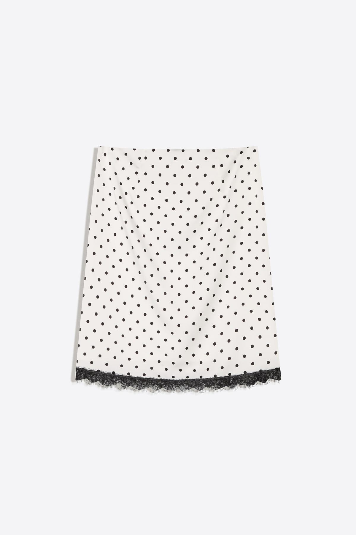 Bershka  Saten midi etek - Görsel 5