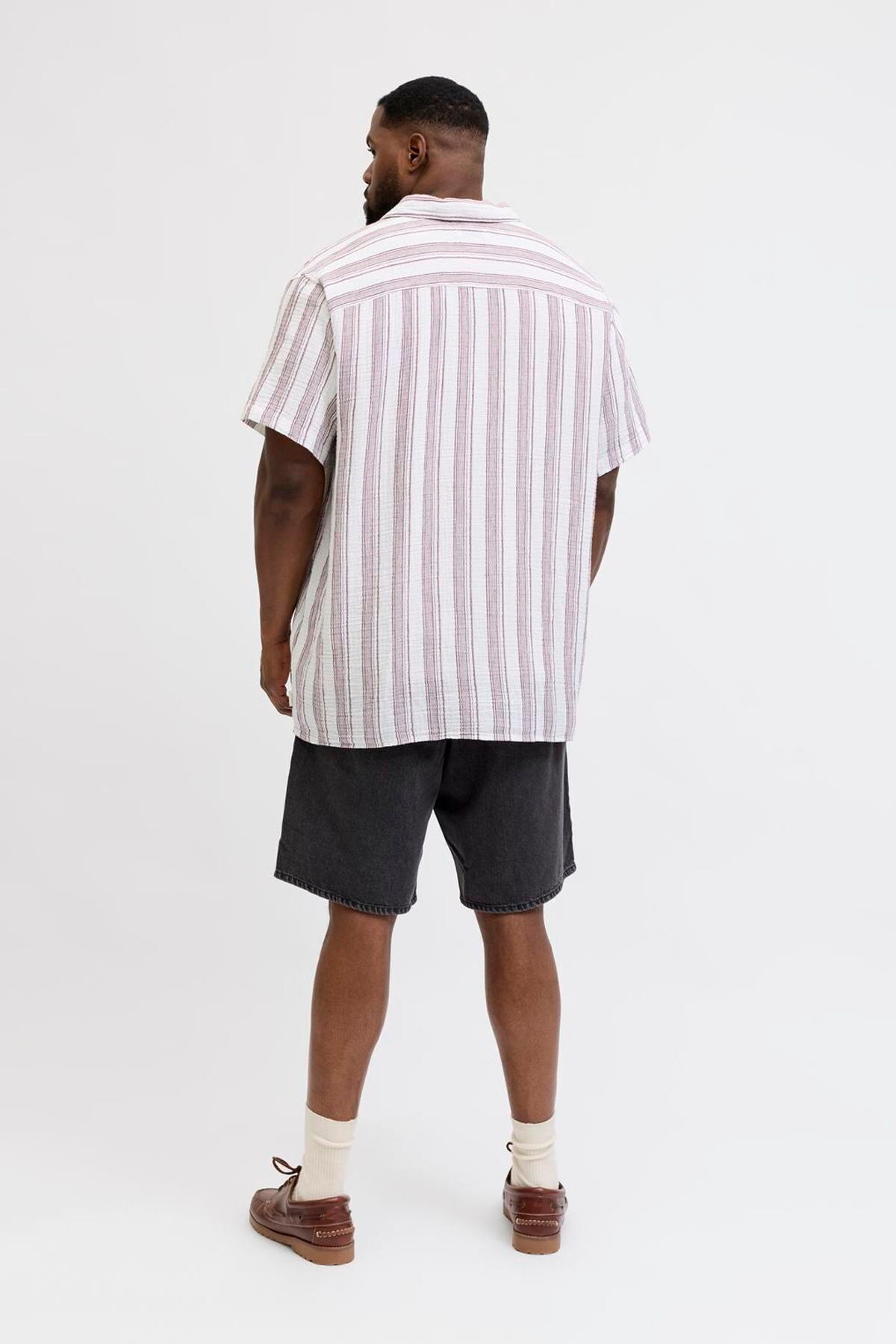 Jack & Jones Büyük Beden Resort Yaka Gömlek - Nantucket görsel 3