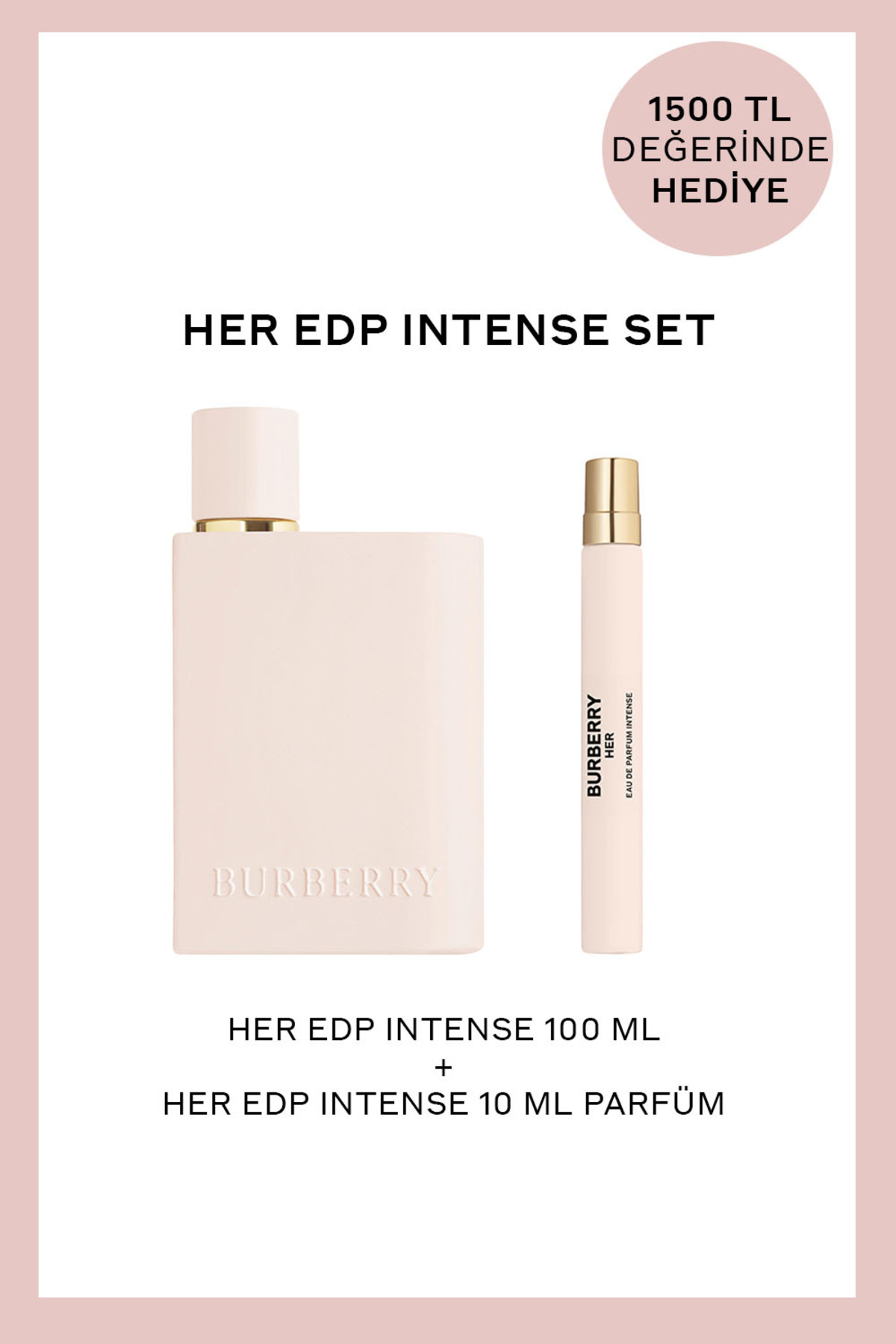 Burberry Her EDP Intense Kadın Parfum + Her EDP Intense 10 ml