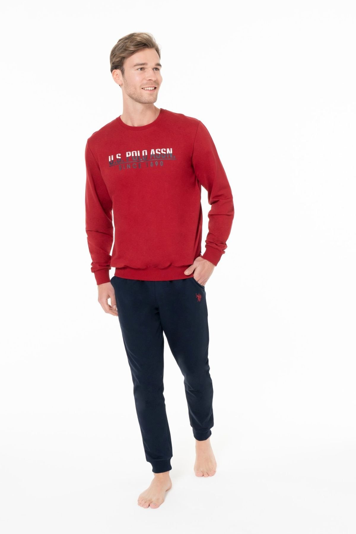 18928 Crew Neck, Banded Heming Home Wear Tracksuit Set BORDEAUX — زرشکی TYC7C1849CD03D4DC1B0F5700 — تصویر 2 از 5
